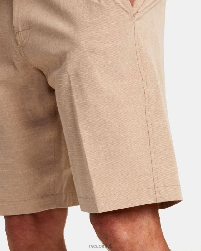 Clothing V84B104 camel RVCA Men Balance Hybrid 20 Shorts