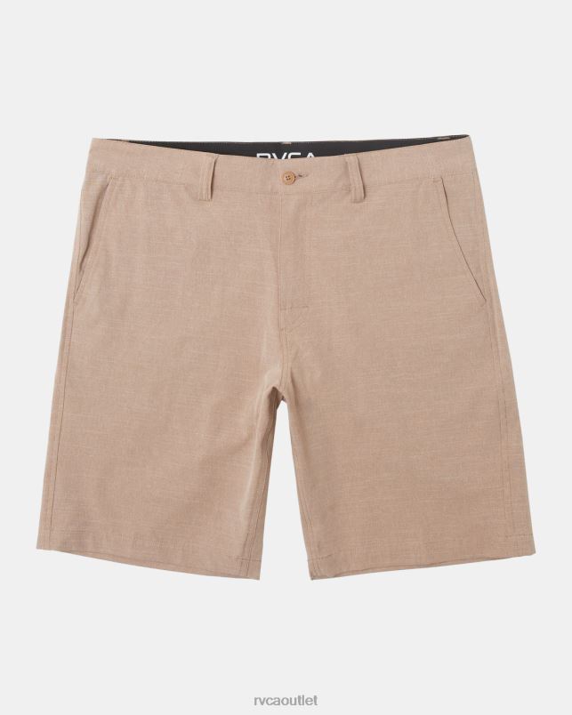 Clothing V84B104 camel RVCA Men Balance Hybrid 20 Shorts