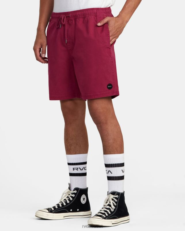 Clothing V84B1056 cactus rose RVCA Men Escape Elastic Waist Walkshorts 17