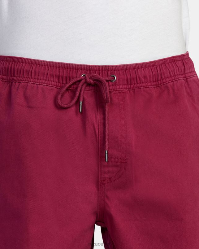 Clothing V84B1056 cactus rose RVCA Men Escape Elastic Waist Walkshorts 17