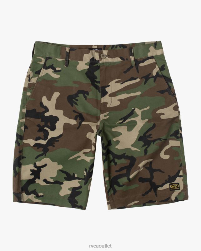 Clothing V84B1062 woodland camo RVCA Men Americana Walkshorts 22