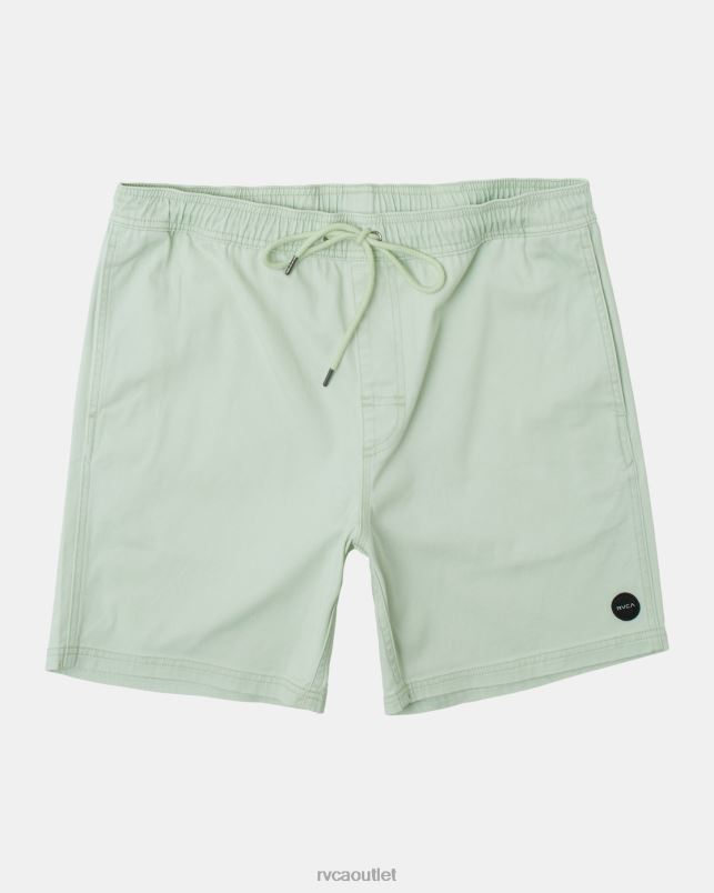 Clothing V84B216 aqua RVCA Men Escape Elastic Waist Walkshorts 17