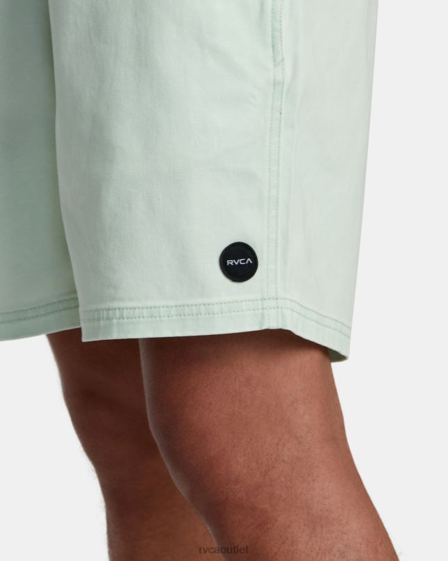 Clothing V84B216 aqua RVCA Men Escape Elastic Waist Walkshorts 17