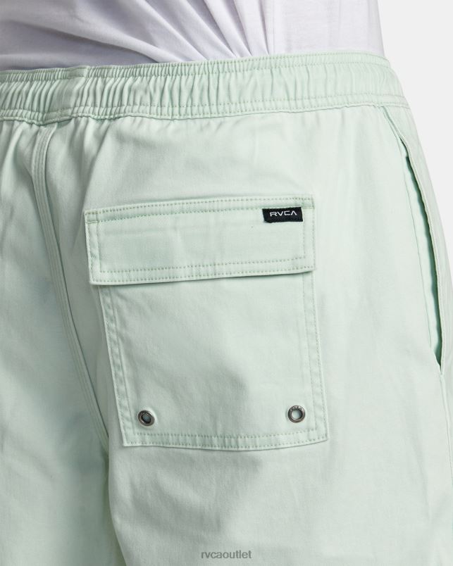 Clothing V84B216 aqua RVCA Men Escape Elastic Waist Walkshorts 17