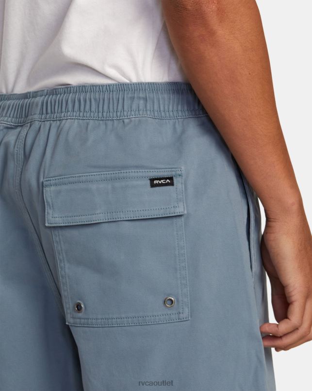 Clothing V84B389 industrial blue RVCA Men Escape Elastic Waist Walkshorts 17