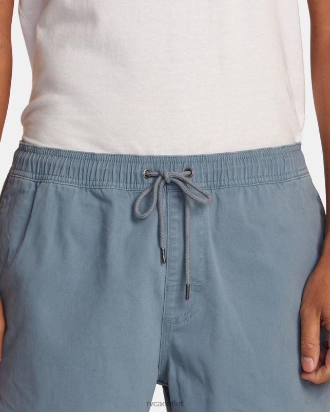 Clothing V84B389 industrial blue RVCA Men Escape Elastic Waist Walkshorts 17