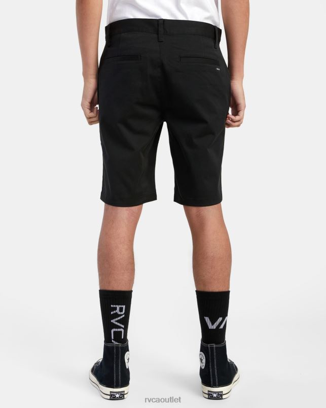 Clothing V84B479 black RVCA Men Weekend Stretch Shorts