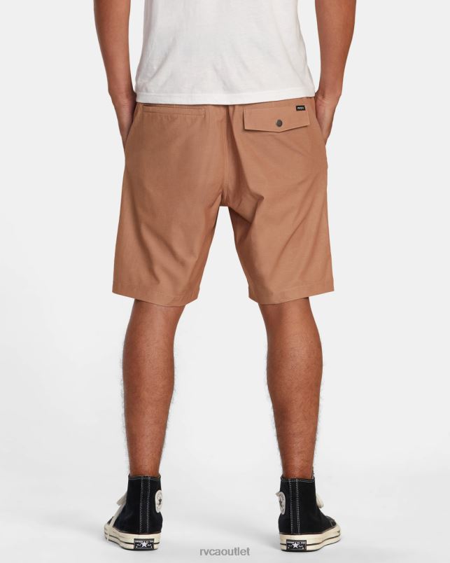 Clothing V84B512 camel RVCA Men All Time Hemp Hybrid 19 Shorts