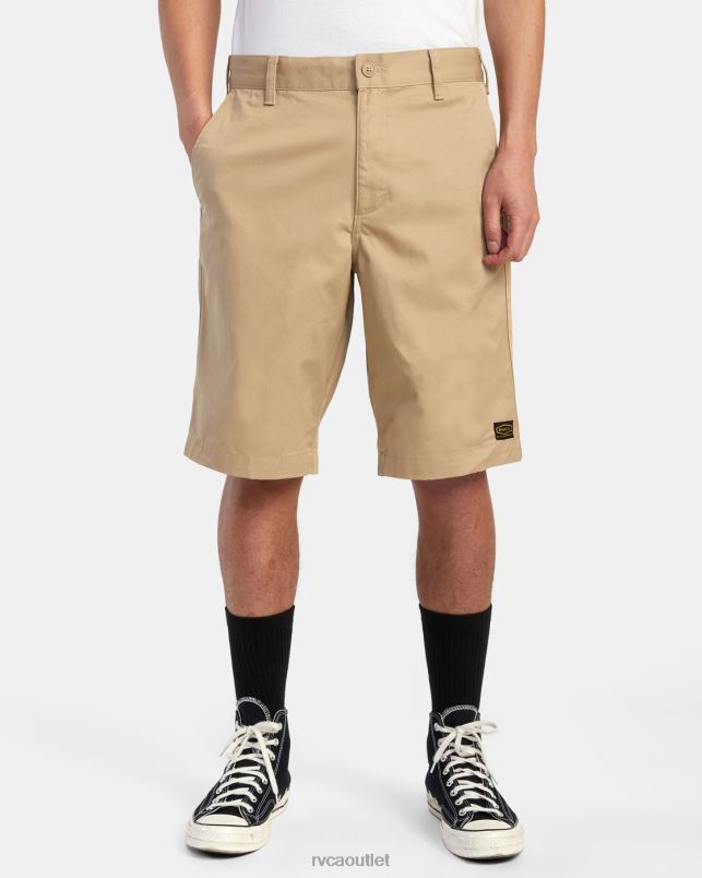 Clothing V84B551 khaki RVCA Men Americana Shorts