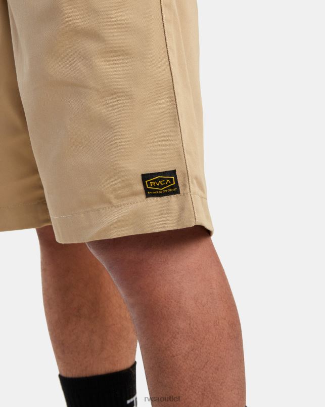 Clothing V84B551 khaki RVCA Men Americana Shorts