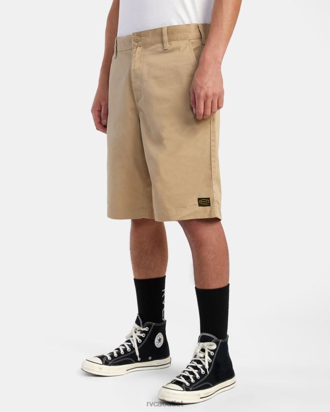 Clothing V84B551 khaki RVCA Men Americana Shorts
