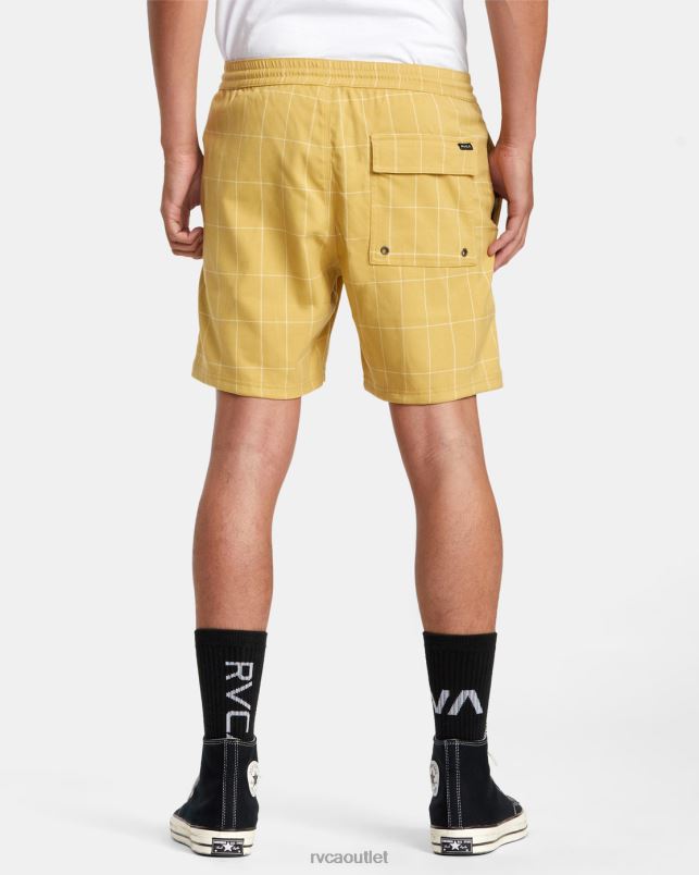 Clothing V84B58 banana RVCA Men Escape Suiting Elastic Walkshorts 17