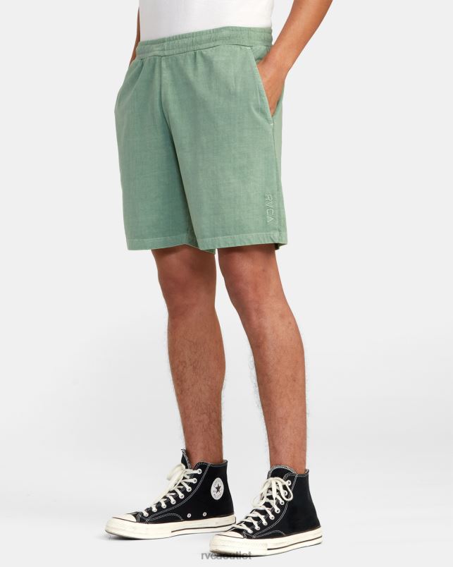 Clothing V84B606 spinach RVCA Men PTC Elastic Walkshorts 18