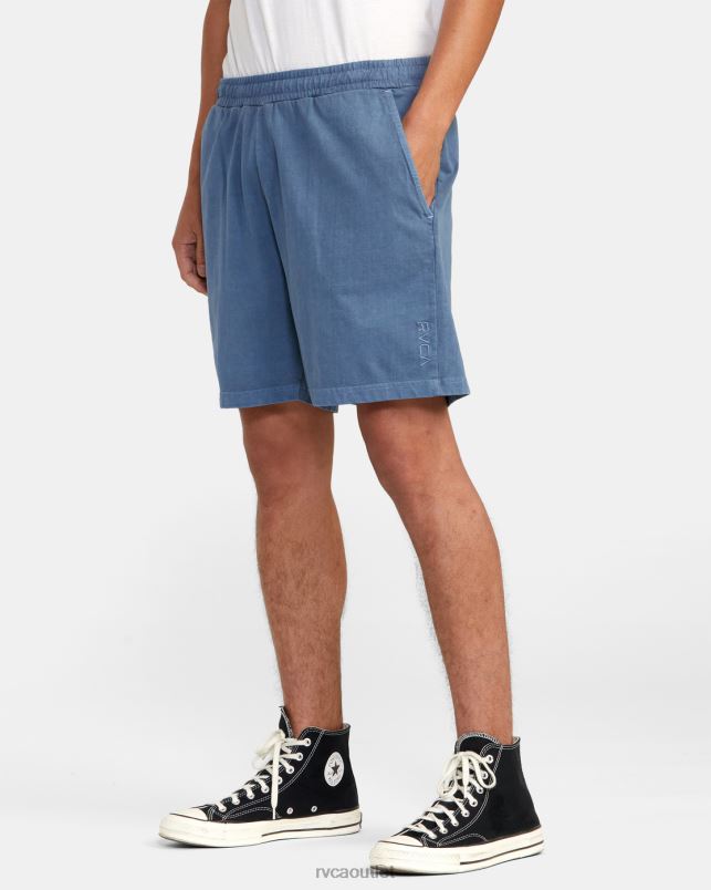Clothing V84B615 moody blue RVCA Men PTC Elastic Walkshorts 18