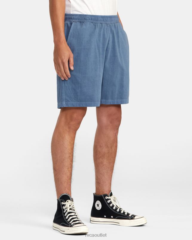 Clothing V84B615 moody blue RVCA Men PTC Elastic Walkshorts 18