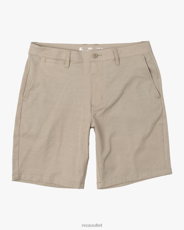 Clothing V84B649 khaki RVCA Men Back In Hybrid Walkshorts 19