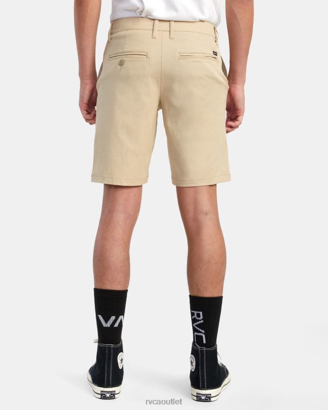 Clothing V84B649 khaki RVCA Men Back In Hybrid Walkshorts 19