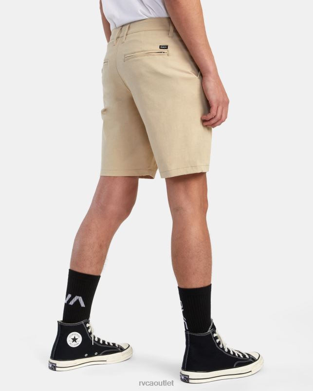 Clothing V84B649 khaki RVCA Men Back In Hybrid Walkshorts 19