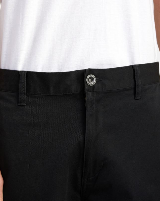 Clothing V84B661 black RVCA Men Weekend Stretch Chino Shorts 20