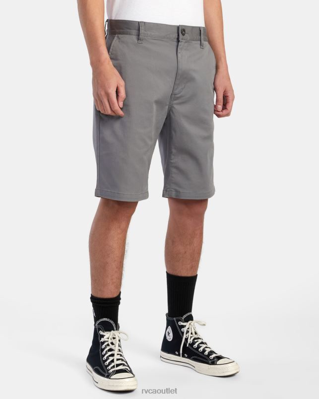 Clothing V84B671 smoke RVCA Men Weekend Stretch Chino Shorts 20
