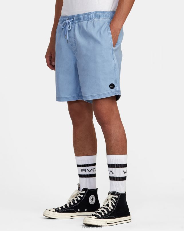 Clothing V84B690 deja blue RVCA Men Escape Elastic Waist Walkshorts 17