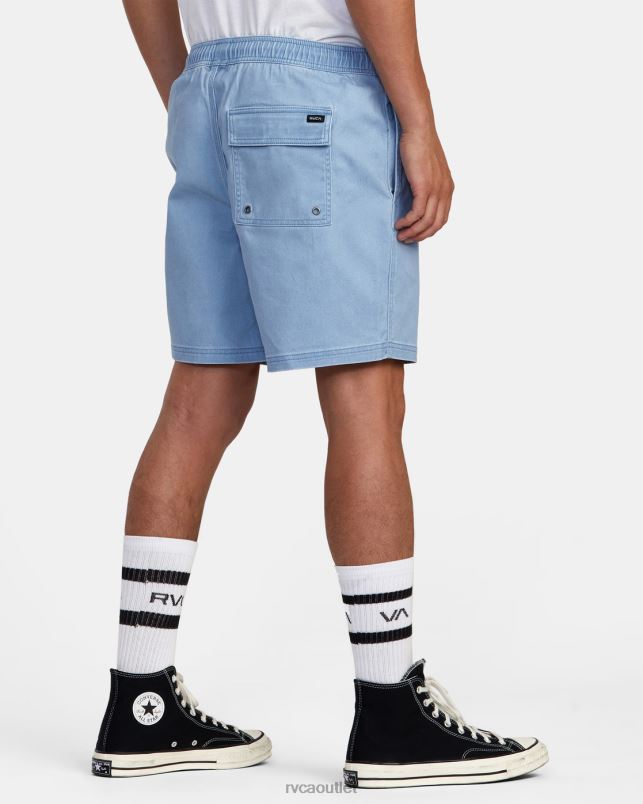 Clothing V84B690 deja blue RVCA Men Escape Elastic Waist Walkshorts 17