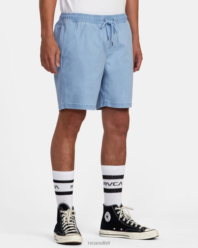Clothing V84B690 deja blue RVCA Men Escape Elastic Waist Walkshorts 17