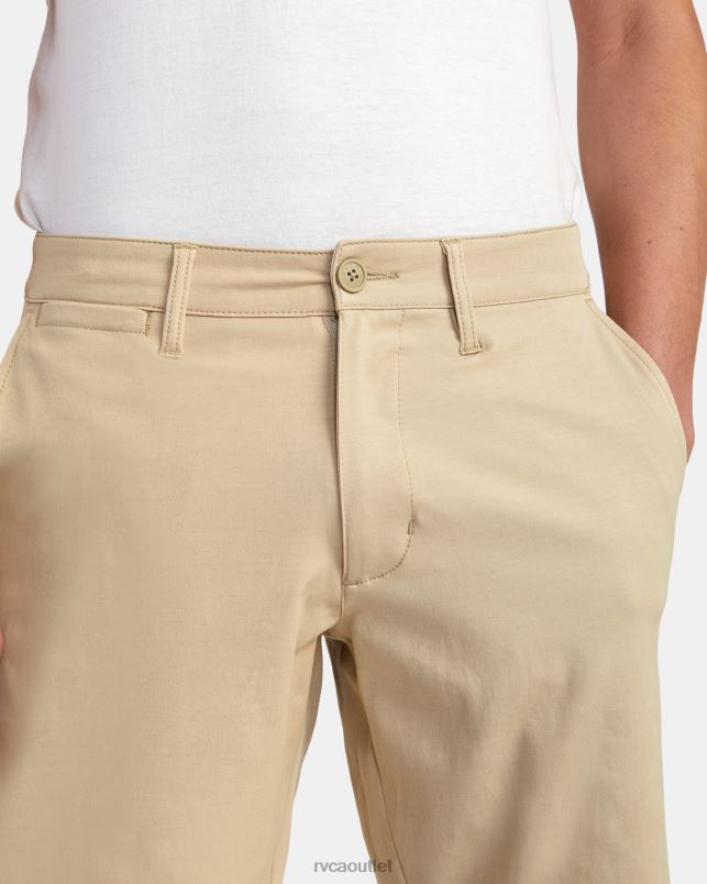 Clothing V84B721 khaki RVCA Men Back In Hybrid 19 Shorts