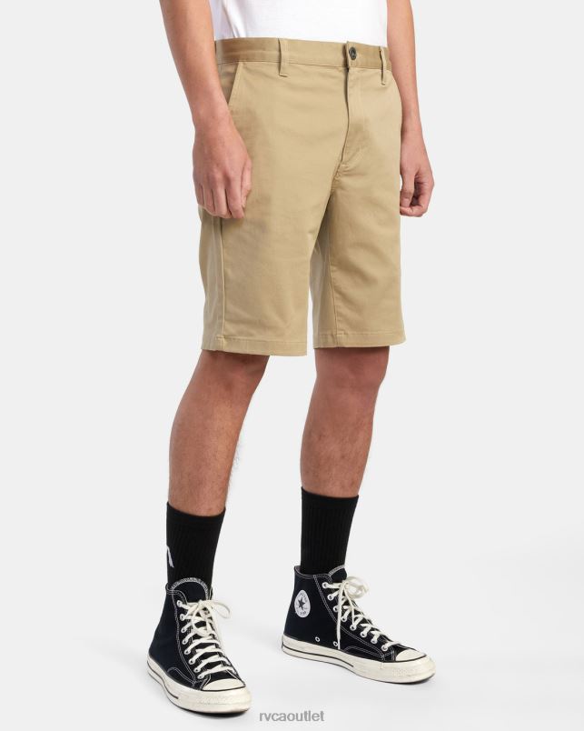 Clothing V84B734 khaki RVCA Men Weekend Stretch Chino Shorts 20