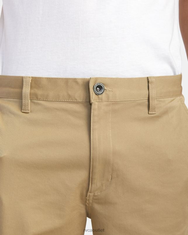 Clothing V84B734 khaki RVCA Men Weekend Stretch Chino Shorts 20