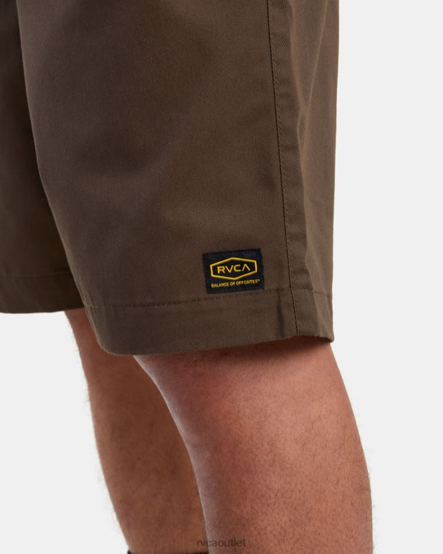Clothing V84B822 chocolate RVCA Men Americana Walkshorts 22
