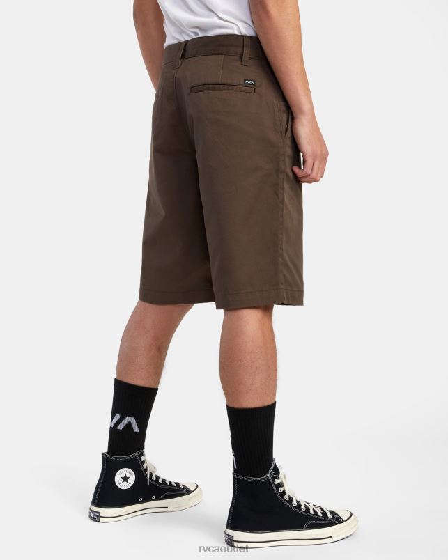 Clothing V84B822 chocolate RVCA Men Americana Walkshorts 22