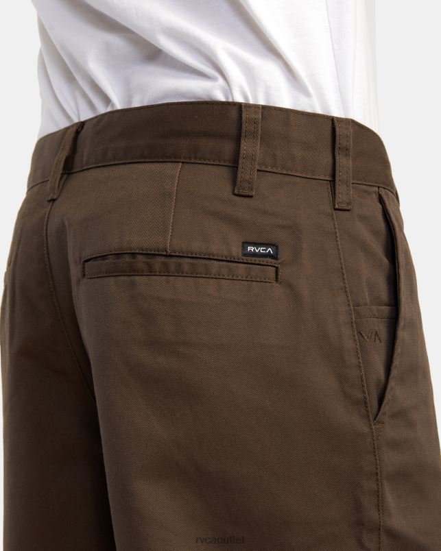 Clothing V84B822 chocolate RVCA Men Americana Walkshorts 22
