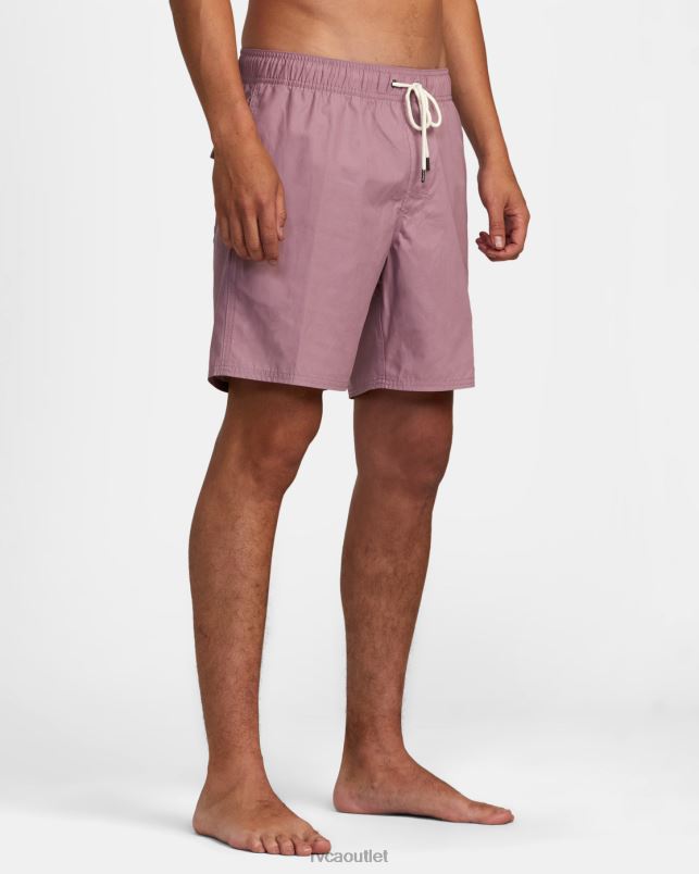 Clothing V84B884 lavender RVCA Men Opposites Hybrid Elasticized Shorts