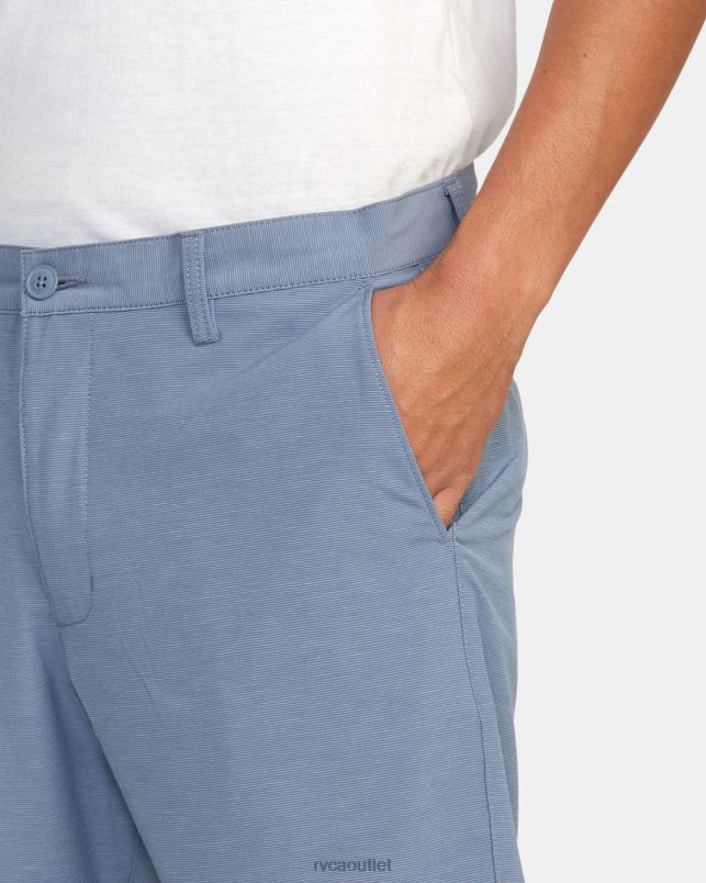 Clothing V84B900 slate RVCA Men Daggers Hybrid Chino Shorts 18