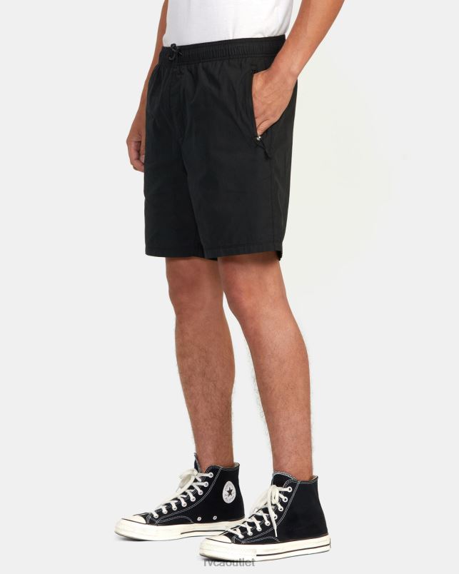 Clothing V84B904 black RVCA Men Brodie 2 Hybrid Elastic Shorts 17