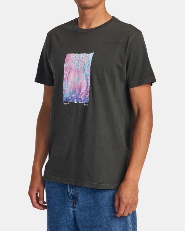 Clothing V84B102 pirate black RVCA Men Colin Sussingham Sag Web Tee