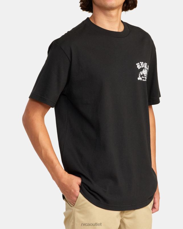 Clothing V84B1030 black RVCA Men Scorp Tee