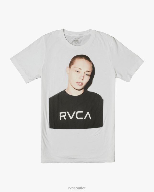 Clothing V84B1046 white RVCA Men VA Sport x Rose Photo Short Sleeve Tee