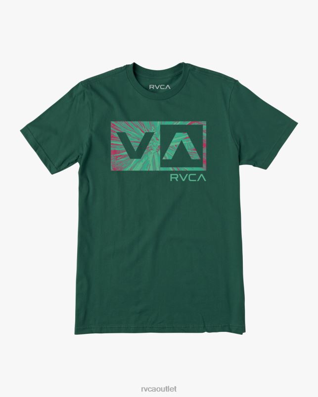 Clothing V84B1058 hunter green RVCA Men Balance Box Tee
