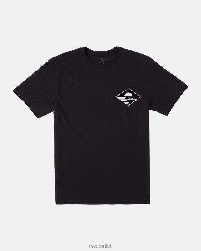 Clothing V84B113 black RVCA Men Sunswell Tee