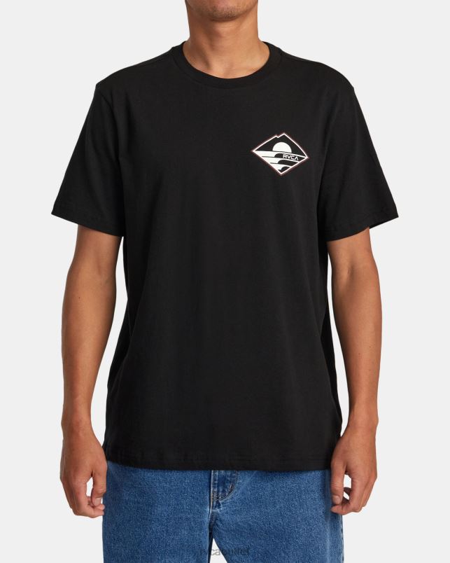 Clothing V84B113 black RVCA Men Sunswell Tee