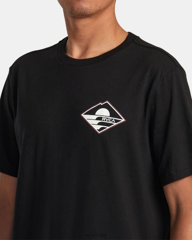 Clothing V84B113 black RVCA Men Sunswell Tee