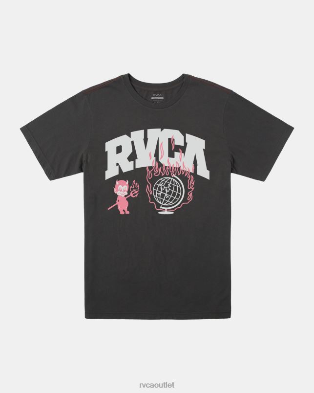 Clothing V84B126 pirate black RVCA Men Detention Tee