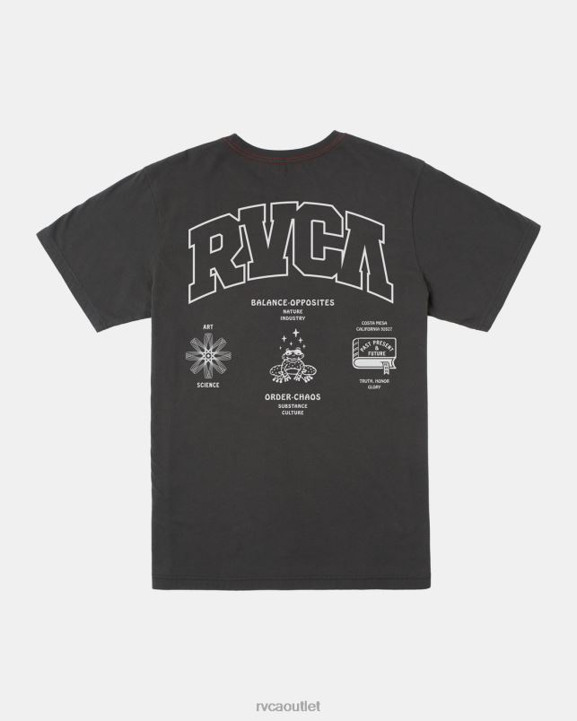 Clothing V84B126 pirate black RVCA Men Detention Tee