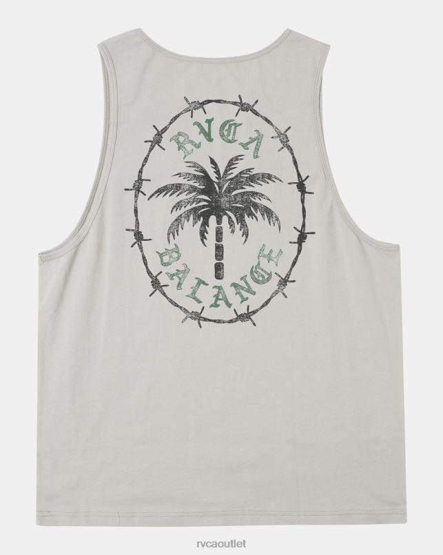 Clothing V84B127 iron RVCA Men Palm Wire Tank