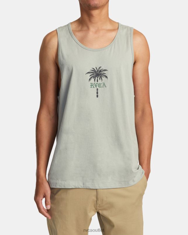 Clothing V84B127 iron RVCA Men Palm Wire Tank