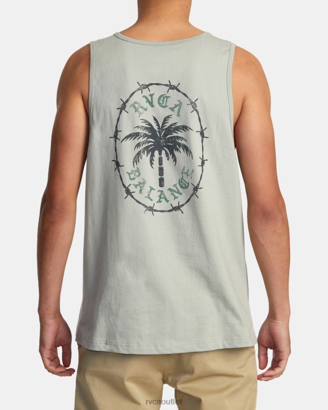 Clothing V84B127 iron RVCA Men Palm Wire Tank