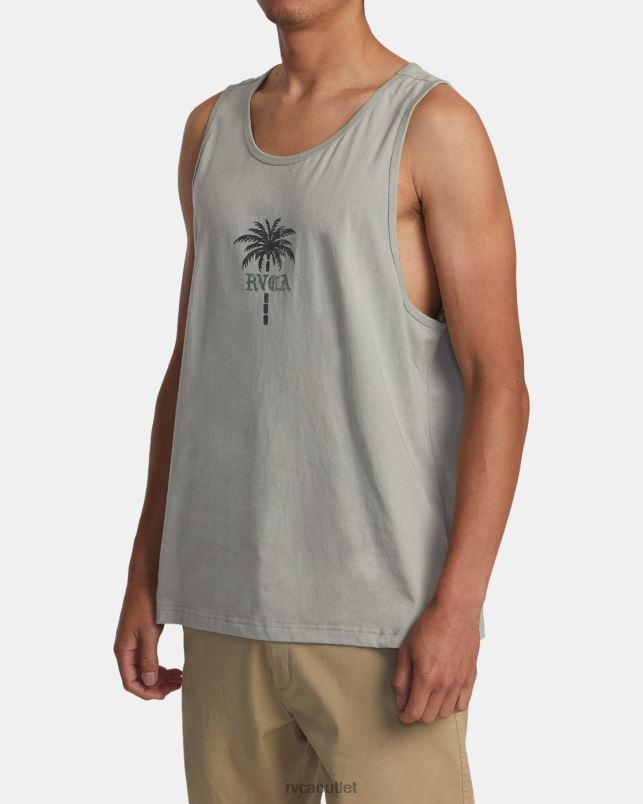 Clothing V84B127 iron RVCA Men Palm Wire Tank