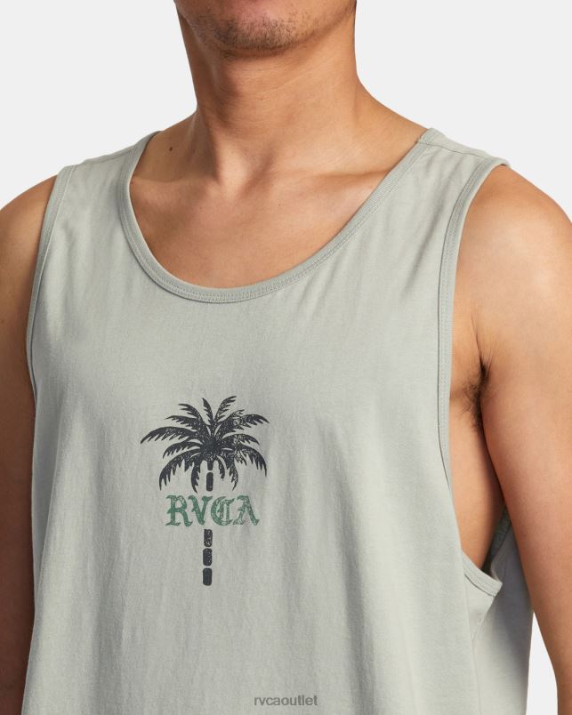 Clothing V84B127 iron RVCA Men Palm Wire Tank